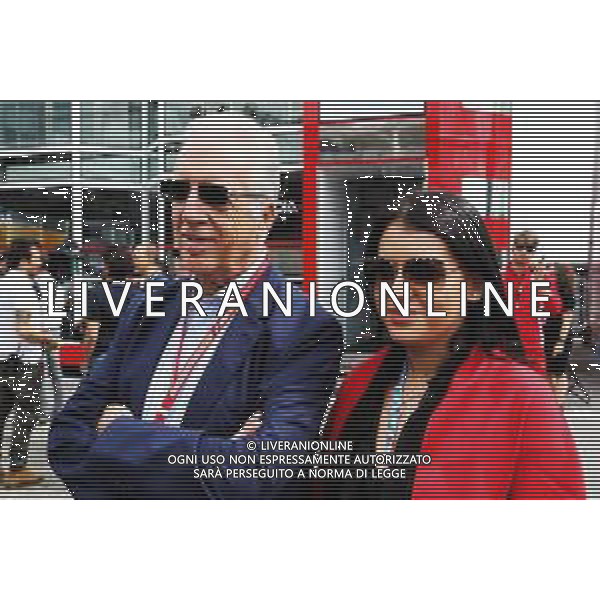 (L to R): Piero Ferrari (ITA) Ferrari Vice-President with his daugter Antonella Ferrari (ITA) Actress. AG ALDO LIVERANI SAS-ONLY ITALY