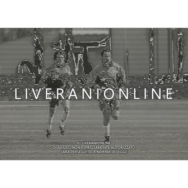 1995 COVERCIANO ALLENAMENTO NAZIONALE ITALIANA CALCIO NELLA FOTO ALESSANDRO DEL PIERO E E NICOLA BERTI AG ALDO LIVERANI SAS
