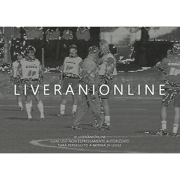 1995 COVERCIANO ALLENAMENTO NAZIONALE ITALIANA CALCIO NELLA FOTO ARRIGO SACCHI E FABRIZIO RAVANELLI AG ALDO LIVERANI SAS