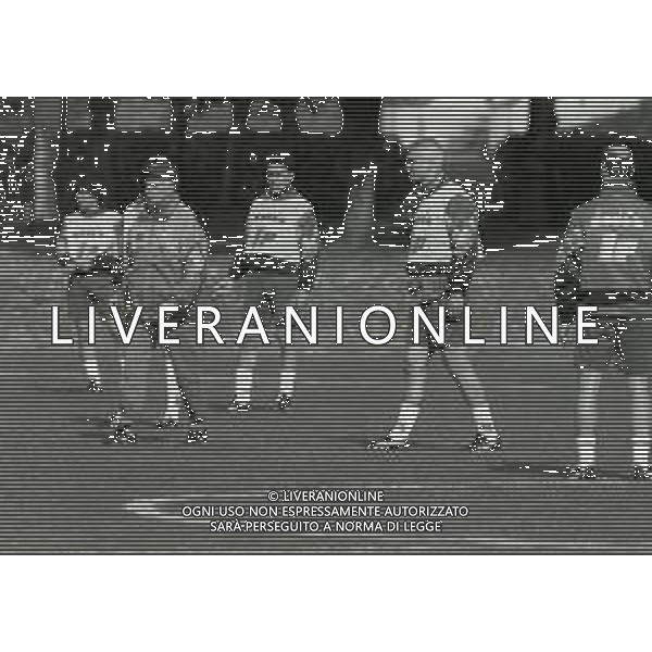 1995 COVERCIANO ALLENAMENTO NAZIONALE ITALIANA CALCIO NELLA FOTO ARRIGO SACCHI E FABRIZIO RAVANELLI AG ALDO LIVERANI SAS