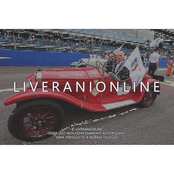 Giovanni Malago, CONI President on the drivers parade. 02.09.2018. Formula 1 World Championship, Rd 14, Italian Grand Prix, Monza, Italy, Race Day. AG ALDO LIVERANI SAS-ONLY ITALY