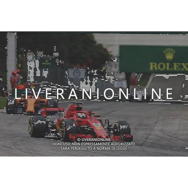 Sebastian Vettel (GER) Ferrari SF71H. 02.09.2018. Formula 1 World Championship, Rd 14, Italian Grand Prix, Monza, Italy, Race Day. AG ALDO LIVERANI SAS-ONLY ITALY