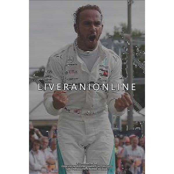 1st place Lewis Hamilton (GBR) Mercedes AMG F1 W09. 02.09.2018. Formula 1 World Championship, Rd 14, Italian Grand Prix, Monza, Italy, Race Day. AG ALDO LIVERANI SAS-ONLY ITALY