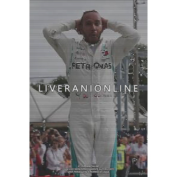 1st place Lewis Hamilton (GBR) Mercedes AMG F1 W09. 02.09.2018. Formula 1 World Championship, Rd 14, Italian Grand Prix, Monza, Italy, Race Day. AG ALDO LIVERANI SAS-ONLY ITALY