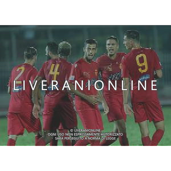 02-09-2018 IMOLA STADIO ROMEO GALLI COPPA ITALIA IMOLESE CALCIO-RAVENNA NELLA FOTO ESULTANZA GIOCATORI RAVENNA FOTO GIANNI SANNA-AG ALDO LIVERANI SAS