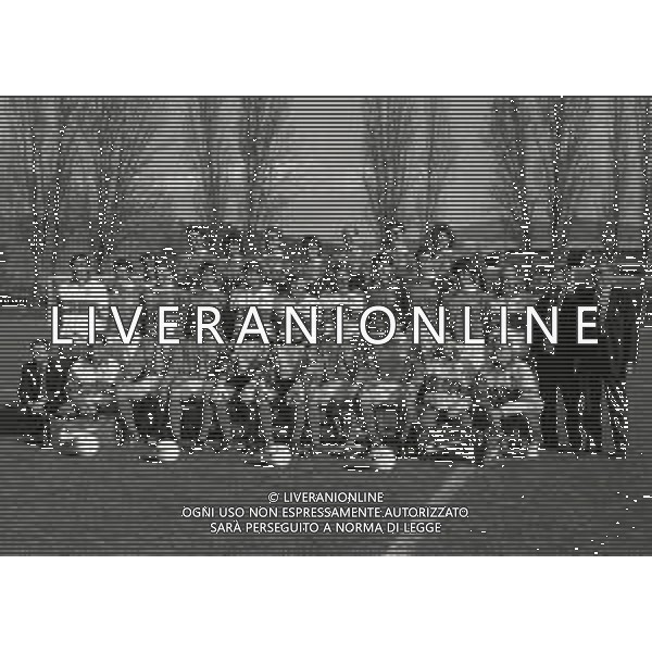 1995 COVERCIANO FORMAZIONE DELLA NAZIONALE ITALIANA CALCIO CON ARRIGO SACCHI AG ALDO LIVERANI SAS