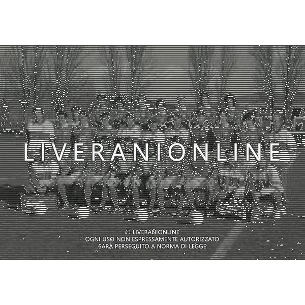 1995 COVERCIANO FORMAZIONE DELLA NAZIONALE ITALIANA CALCIO CON ARRIGO SACCHI AG ALDO LIVERANI SAS