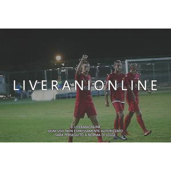 IMOLA 02 09 2018 STADIO ROMEO GALLI COPPA ITALIA SERIE C IMOLESE CALCIO-RAVENNA ESULTANZA DI RONCHI MATTEO RAVENNA CALCIO FOTO GIANNI SANNA-AG ALDO LIVERANI SAS