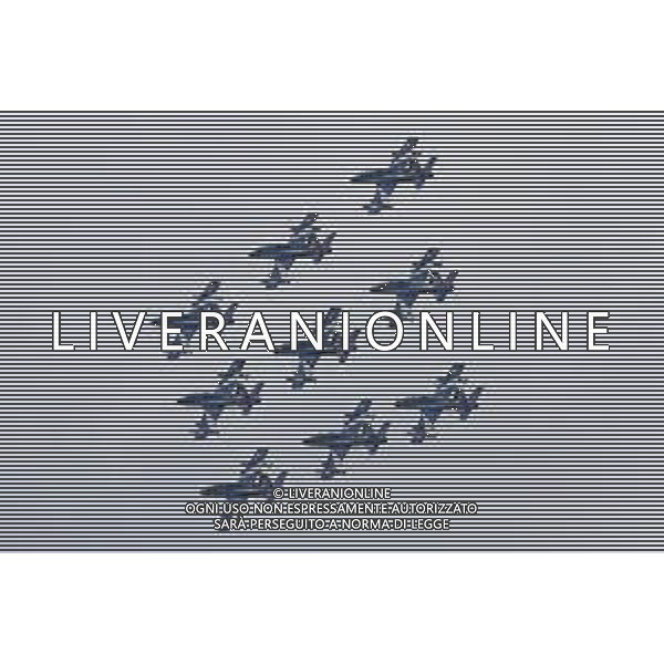 FRECCE TRICOLORI Grid atmosphere 02.09.2018. Formula 1 World Championship, Rd 14, Italian Grand Prix, Monza, Italy, Race Day. AG ALDO LIVERANI SAS-ONLY ITALY