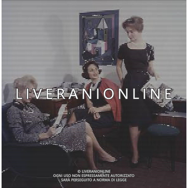 ABA CERCATO, conduttrice e annunciatrice televisiva italiana - RETROSPETTIVA nella foto con Nicoletta Orsomando ©ARCHIVIO / AGENZIA ALDO LIVERANI SAS