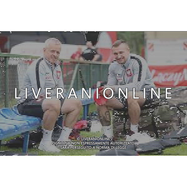 05.09.2018 WARSZAWA - MIEDZYLESIE BOISKO KS ZWAR PILKA NOZNA (FOOTBALL) TRENING REPREZENTACJI POLSKI PRZED MECZEM LIGI NARODOW Z WLOCHAMI (POLISH NATIONAL TEAM PRACTISE BEFORE NATIONAL LEAGUE GAME) NZ JACEK JAROSZEWSKI - LEKARZ REPREZENTACJI, PAWEL KOSEDOWSKI FOTO LUKASZ GROCHALA/CYFRASPORT / NEWSPIX.PL --- Newspix.pl / AGENZIA ALDO LIVERANI SAS - ITALY ONLY EDITORIAL USE ONLY - ALLENAMENTO DELLA NAZIONALE DELLA POLONIA IN VISTA DELLA UEFA NATIONS LEAGUE - VARSAVIA 05.09.2018