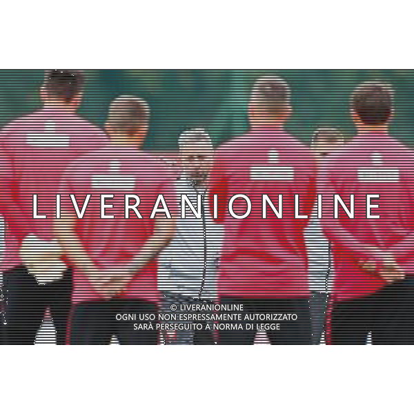 05.09.2018 WARSZAWA - MIEDZYLESIE BOISKO KS ZWAR PILKA NOZNA (FOOTBALL) TRENING REPREZENTACJI POLSKI PRZED MECZEM LIGI NARODOW Z WLOCHAMI (POLISH NATIONAL TEAM PRACTISE BEFORE NATIONAL LEAGUE GAME) NZ JERZY BRZECZEK - TRENER, SELEKCJONER REPREZENTACJI POLSKI, HEAD COACH FOTO LUKASZ GROCHALA/CYFRASPORT / NEWSPIX.PL --- Newspix.pl / AGENZIA ALDO LIVERANI SAS - ITALY ONLY EDITORIAL USE ONLY - ALLENAMENTO DELLA NAZIONALE DELLA POLONIA IN VISTA DELLA UEFA NATIONS LEAGUE - VARSAVIA 05.09.2018