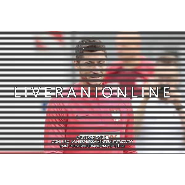 05.09.2018 Warszawa Pilka nozna Reprezentacja Polski Trening Reprezentacji Polski N/z Robert Lewandowski Foto Adam Starszynski / PressFocus 05.09.2018 Warsaw Football Polish national team Training session Robert Lewandowski Credit Adam Starszynski / PressFocus / NEWSPIX.PL --- Newspix.pl / AGENZIA ALDO LIVERANI SAS - ITALY ONLY EDITORIAL USE ONLY - ALLENAMENTO DELLA NAZIONALE DELLA POLONIA IN VISTA DELLA UEFA NATIONS LEAGUE - VARSAVIA 05.09.2018