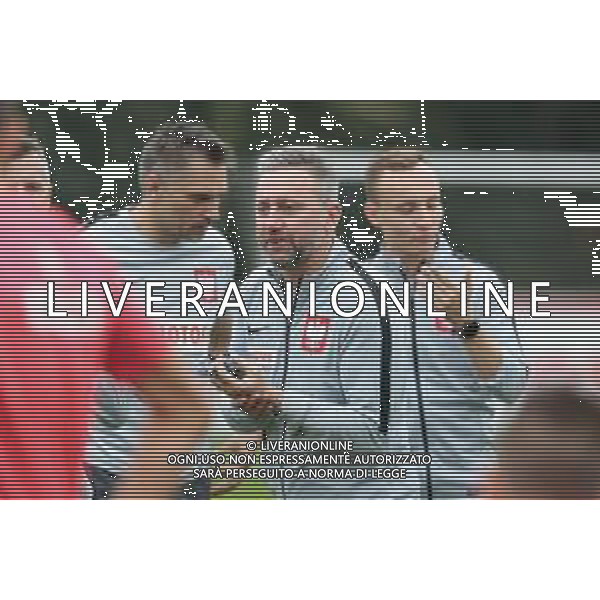 05.09.2018 Warszawa Pilka nozna Reprezentacja Polski Trening Reprezentacji Polski N/z trener Jerzy Brzeczek Foto Adam Starszynski / PressFocus 05.09.2018 Warsaw Football Polish national team Training session trener Jerzy Brzeczek Credit Adam Starszynski / PressFocus / NEWSPIX.PL --- Newspix.pl / AGENZIA ALDO LIVERANI SAS - ITALY ONLY EDITORIAL USE ONLY - ALLENAMENTO DELLA NAZIONALE DELLA POLONIA IN VISTA DELLA UEFA NATIONS LEAGUE - VARSAVIA 05.09.2018
