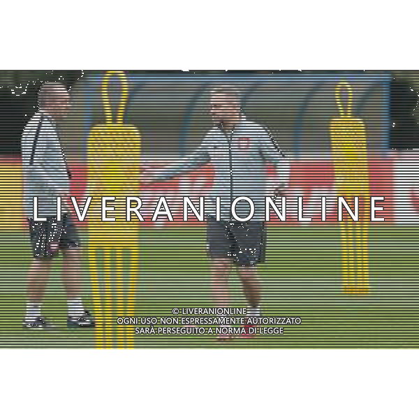 05.09.2018 Warszawa Pilka nozna Reprezentacja Polski Trening Reprezentacji Polski N/z trener Jerzy Brzeczek Foto Adam Starszynski / PressFocus 05.09.2018 Warsaw Football Polish national team Training session trener Jerzy Brzeczek Credit Adam Starszynski / PressFocus / NEWSPIX.PL --- Newspix.pl / AGENZIA ALDO LIVERANI SAS - ITALY ONLY EDITORIAL USE ONLY - ALLENAMENTO DELLA NAZIONALE DELLA POLONIA IN VISTA DELLA UEFA NATIONS LEAGUE - VARSAVIA 05.09.2018