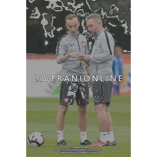 05.09.2018 Warszawa Pilka nozna Reprezentacja Polski Trening Reprezentacji Polski N/z trener Jerzy Brzeczek Foto Adam Starszynski / PressFocus 05.09.2018 Warsaw Football Polish national team Training session trener Jerzy Brzeczek Credit Adam Starszynski / PressFocus / NEWSPIX.PL --- Newspix.pl / AGENZIA ALDO LIVERANI SAS - ITALY ONLY EDITORIAL USE ONLY - ALLENAMENTO DELLA NAZIONALE DELLA POLONIA IN VISTA DELLA UEFA NATIONS LEAGUE - VARSAVIA 05.09.2018