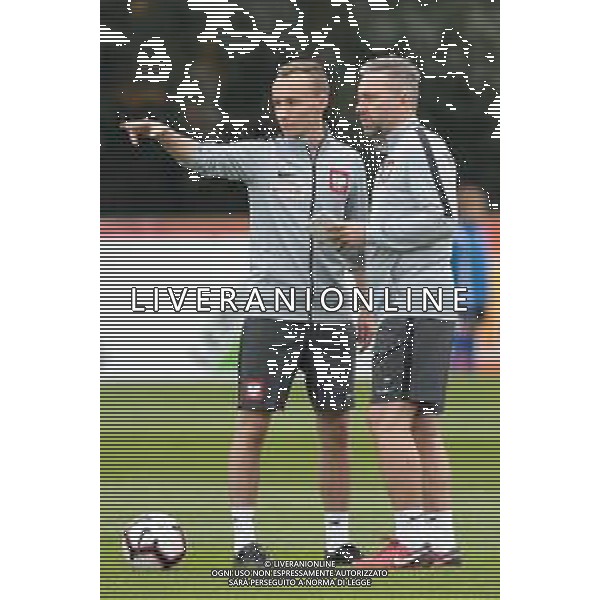 05.09.2018 Warszawa Pilka nozna Reprezentacja Polski Trening Reprezentacji Polski N/z trener Jerzy Brzeczek Foto Adam Starszynski / PressFocus 05.09.2018 Warsaw Football Polish national team Training session trener Jerzy Brzeczek Credit Adam Starszynski / PressFocus / NEWSPIX.PL --- Newspix.pl / AGENZIA ALDO LIVERANI SAS - ITALY ONLY EDITORIAL USE ONLY - ALLENAMENTO DELLA NAZIONALE DELLA POLONIA IN VISTA DELLA UEFA NATIONS LEAGUE - VARSAVIA 05.09.2018