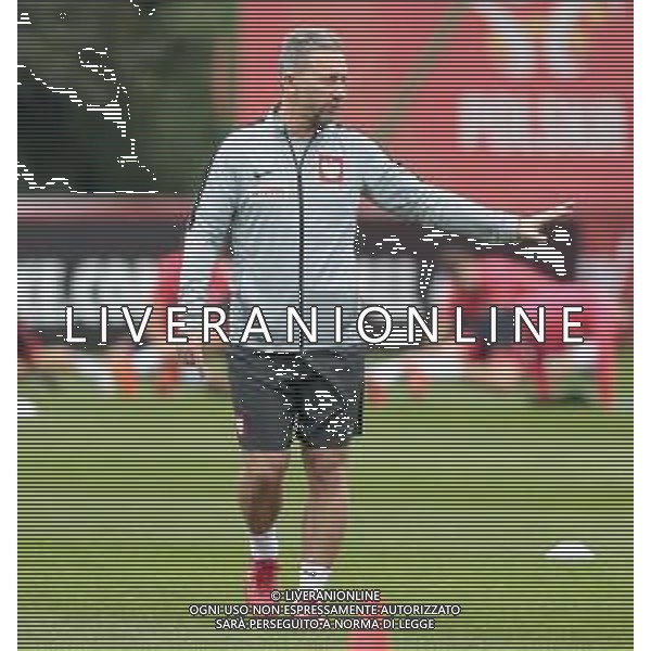 05.09.2018 Warszawa Pilka nozna Reprezentacja Polski Trening Reprezentacji Polski N/z trener Jerzy Brzeczek Foto Adam Starszynski / PressFocus 05.09.2018 Warsaw Football Polish national team Training session trener Jerzy Brzeczek Credit Adam Starszynski / PressFocus / NEWSPIX.PL --- Newspix.pl / AGENZIA ALDO LIVERANI SAS - ITALY ONLY EDITORIAL USE ONLY - ALLENAMENTO DELLA NAZIONALE DELLA POLONIA IN VISTA DELLA UEFA NATIONS LEAGUE - VARSAVIA 05.09.2018
