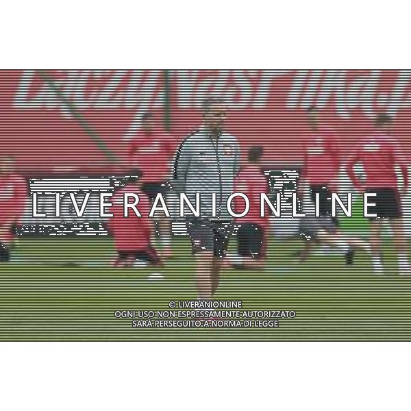05.09.2018 Warszawa Pilka nozna Reprezentacja Polski Trening Reprezentacji Polski N/z trener Jerzy Brzeczek Foto Adam Starszynski / PressFocus 05.09.2018 Warsaw Football Polish national team Training session trener Jerzy Brzeczek Credit Adam Starszynski / PressFocus / NEWSPIX.PL --- Newspix.pl / AGENZIA ALDO LIVERANI SAS - ITALY ONLY EDITORIAL USE ONLY - ALLENAMENTO DELLA NAZIONALE DELLA POLONIA IN VISTA DELLA UEFA NATIONS LEAGUE - VARSAVIA 05.09.2018