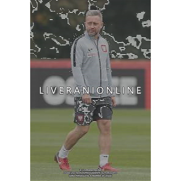 05.09.2018 Warszawa Pilka nozna Reprezentacja Polski Trening Reprezentacji Polski N/z trener Jerzy Brzeczek Foto Adam Starszynski / PressFocus 05.09.2018 Warsaw Football Polish national team Training session trener Jerzy Brzeczek Credit Adam Starszynski / PressFocus / NEWSPIX.PL --- Newspix.pl / AGENZIA ALDO LIVERANI SAS - ITALY ONLY EDITORIAL USE ONLY - ALLENAMENTO DELLA NAZIONALE DELLA POLONIA IN VISTA DELLA UEFA NATIONS LEAGUE - VARSAVIA 05.09.2018