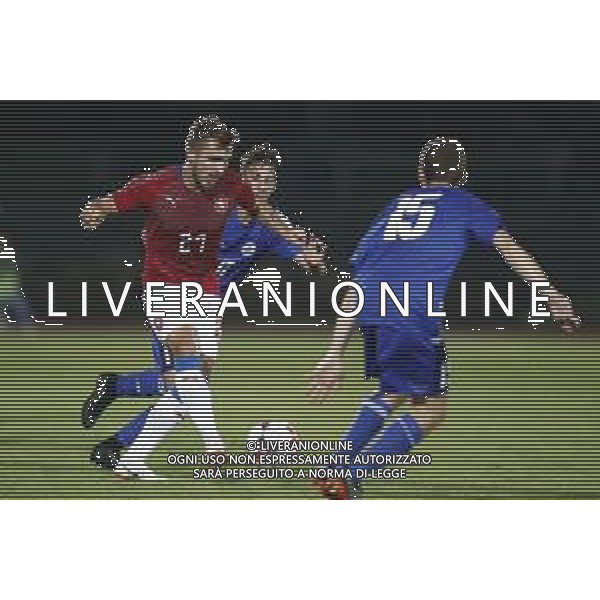 San Marino - Repubblica Ceca 05/09/2018 qualificazioni del gruppo 1 al campionato Europeo Under 21 Italia 2019 nella foto: Tomas Ladra (Czech Republic) Claudio Zamagni/Agenzia Aldo Liverani Tomas Ladra (Czech Republic) during Qualifying European Under 21 Championship Italy 2019 international soccer match group one between San Marino u21 and Czech Republic u21 at San Marino Olympic Stadium on September 5 2018 photo credit by Claudio Zamagni/Aldo Liverani Photo Agency