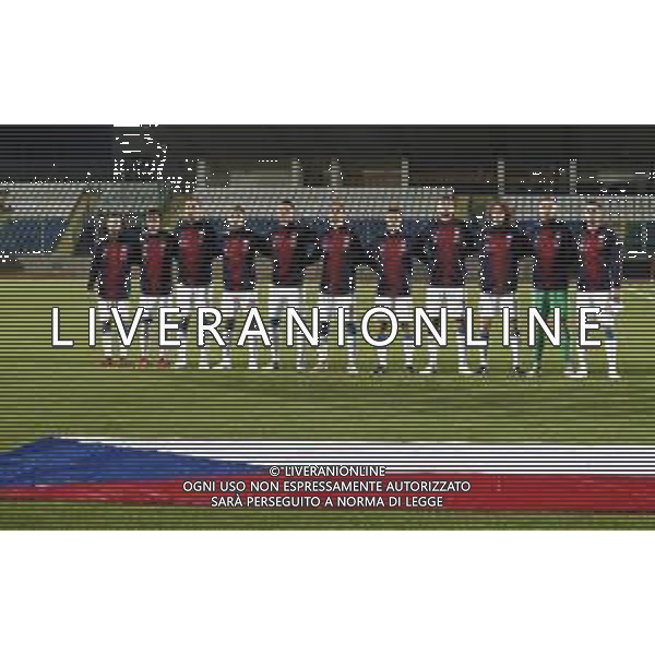 San Marino - Repubblica Ceca 05/09/2018 qualificazioni del gruppo 1 al campionato Europeo Under 21 Italia 2019 nella foto: la formazione della Repubblica Ceca Claudio Zamagni/Agenzia Aldo Liverani the line up of Czech Republic u21 during Qualifying European Under 21 Championship Italy 2019 international soccer match group one between San Marino u21 and Czech Republic u21 at San Marino Olympic Stadium on September 5 2018 photo credit by Claudio Zamagni/Aldo Liverani Photo Agency