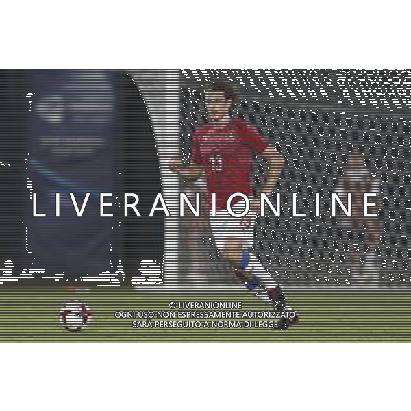San Marino - Repubblica Ceca 05/09/2018 qualificazioni del gruppo 1 al campionato Europeo Under 21 Italia 2019 nella foto: Alex Kral (Czech Republic) Claudio Zamagni/Agenzia Aldo Liverani Alex Kral (Czech Republic) during Qualifying European Under 21 Championship Italy 2019 international soccer match group one between San Marino u21 and Czech Republic u21 at San Marino Olympic Stadium on September 5 2018 photo credit by Claudio Zamagni/Aldo Liverani Photo Agency