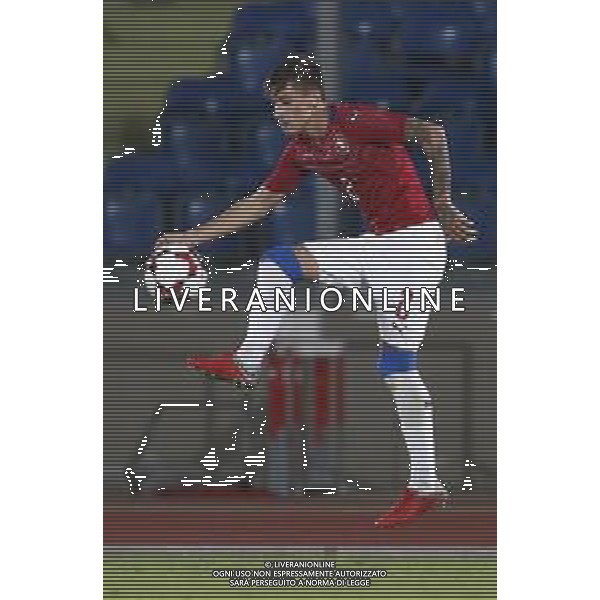 San Marino - Repubblica Ceca 05/09/2018 qualificazioni del gruppo 1 al campionato Europeo Under 21 Italia 2019 nella foto: Antonin Vanicek (Czech Republic) Claudio Zamagni/Agenzia Aldo Liverani Antonin Vanicek (Czech Republic) during Qualifying European Under 21 Championship Italy 2019 international soccer match group one between San Marino u21 and Czech Republic u21 at San Marino Olympic Stadium on September 5 2018 photo credit by Claudio Zamagni/Aldo Liverani Photo Agency