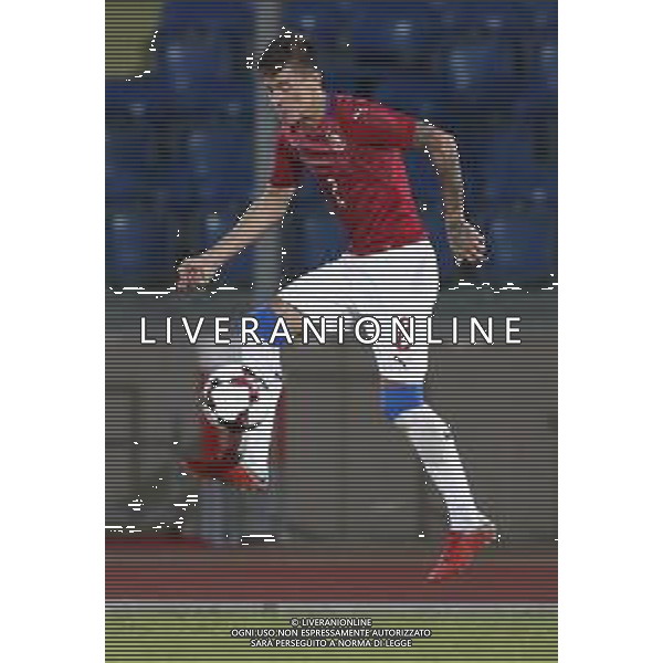 San Marino - Repubblica Ceca 05/09/2018 qualificazioni del gruppo 1 al campionato Europeo Under 21 Italia 2019 nella foto: Antonin Vanicek (Czech Republic) Claudio Zamagni/Agenzia Aldo Liverani Antonin Vanicek (Czech Republic) during Qualifying European Under 21 Championship Italy 2019 international soccer match group one between San Marino u21 and Czech Republic u21 at San Marino Olympic Stadium on September 5 2018 photo credit by Claudio Zamagni/Aldo Liverani Photo Agency
