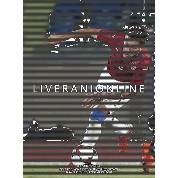San Marino - Repubblica Ceca 05/09/2018 qualificazioni del gruppo 1 al campionato Europeo Under 21 Italia 2019 nella foto: Antonin Vanicek (Czech Republic) Claudio Zamagni/Agenzia Aldo Liverani Antonin Vanicek (Czech Republic) during Qualifying European Under 21 Championship Italy 2019 international soccer match group one between San Marino u21 and Czech Republic u21 at San Marino Olympic Stadium on September 5 2018 photo credit by Claudio Zamagni/Aldo Liverani Photo Agency