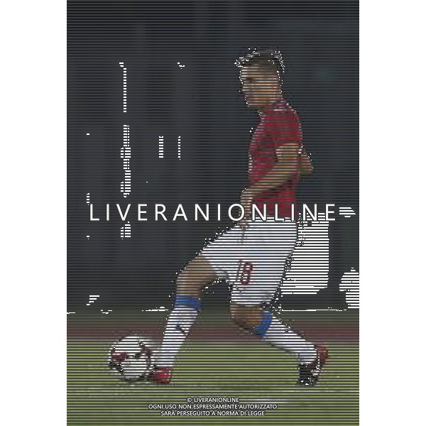 San Marino - Repubblica Ceca 05/09/2018 qualificazioni del gruppo 1 al campionato Europeo Under 21 Italia 2019 nella foto: Michal Sadilek (Czech Republic) Claudio Zamagni/Agenzia Aldo Liverani Michal Sadilek (Czech Republic) during Qualifying European Under 21 Championship Italy 2019 international soccer match group one between San Marino u21 and Czech Republic u21 at San Marino Olympic Stadium on September 5 2018 photo credit by Claudio Zamagni/Aldo Liverani Photo Agency