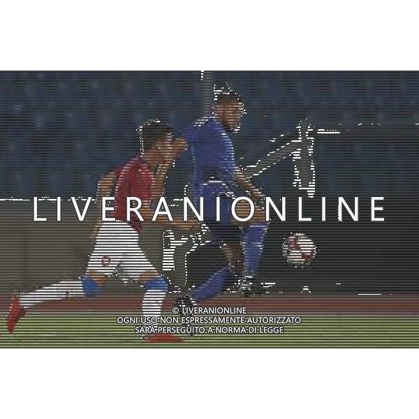 San Marino - Repubblica Ceca 05/09/2018 qualificazioni del gruppo 1 al campionato Europeo Under 21 Italia 2019 nella foto: Alessandro D’addario (San Marino) Antonin Vanicek (Czech Republic Claudio Zamagni/Agenzia Aldo Liverani Alessandro D’addario (San Marino) Antonin Vanicek (Czech Republic during Qualifying European Under 21 Championship Italy 2019 international soccer match group one between San Marino u21 and Czech Republic u21 at San Marino Olympic Stadium on September 5 2018 photo credit by Claudio Zamagni/Aldo Liverani Photo Agency