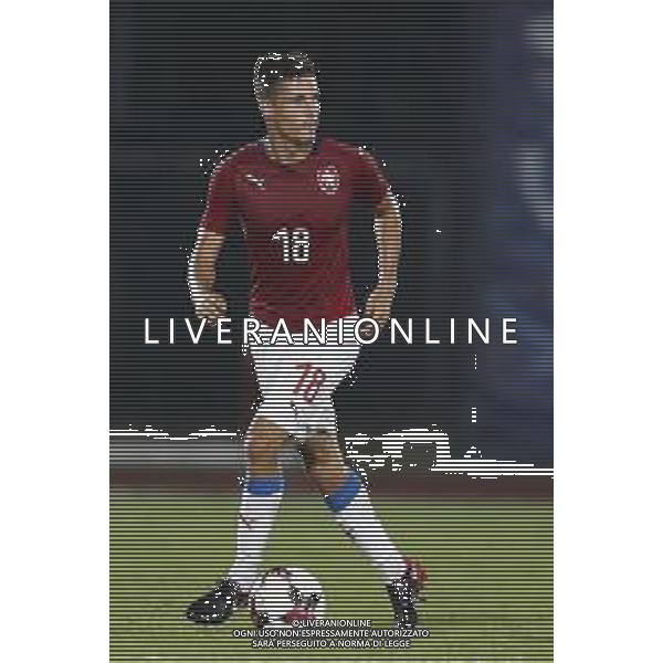 San Marino - Repubblica Ceca 05/09/2018 qualificazioni del gruppo 1 al campionato Europeo Under 21 Italia 2019 nella foto: Michal Sadilek (Czech Republic) Claudio Zamagni/Agenzia Aldo Liverani Michal Sadilek (Czech Republic) during Qualifying European Under 21 Championship Italy 2019 international soccer match group one between San Marino u21 and Czech Republic u21 at San Marino Olympic Stadium on September 5 2018 photo credit by Claudio Zamagni/Aldo Liverani Photo Agency