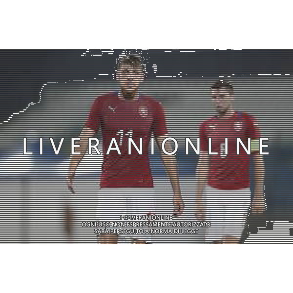 San Marino - Repubblica Ceca 05/09/2018 qualificazioni del gruppo 1 al campionato Europeo Under 21 Italia 2019 nella foto: Ladislav Takacs (Czech Republic) Claudio Zamagni/Agenzia Aldo Liverani Ladislav Takacs (Czech Republic) during Qualifying European Under 21 Championship Italy 2019 international soccer match group one between San Marino u21 and Czech Republic u21 at San Marino Olympic Stadium on September 5 2018 photo credit by Claudio Zamagni/Aldo Liverani Photo Agency