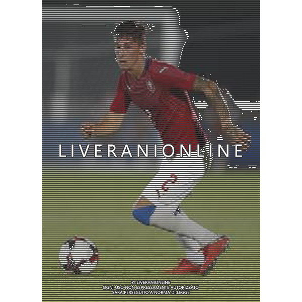 San Marino - Repubblica Ceca 05/09/2018 qualificazioni del gruppo 1 al campionato Europeo Under 21 Italia 2019 nella foto: Antonin Vanicek (Czech Republic) Claudio Zamagni/Agenzia Aldo Liverani Antonin Vanicek (Czech Republic) during Qualifying European Under 21 Championship Italy 2019 international soccer match group one between San Marino u21 and Czech Republic u21 at San Marino Olympic Stadium on September 5 2018 photo credit by Claudio Zamagni/Aldo Liverani Photo Agency