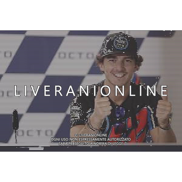 Misano - Motomondiale Gran Premio OCTO di San Marino e della Riviera di Rimini 06/09/2018 nella foto: Francesco Bagnaia durante la conferenza stampa prima dell\'evento ©Claudio Zamagni/Agenzia Aldo Liverani Francesco Bagnaia during pre event press conference MotoGP OCTO of San Marino on September 06 2018 at Misano World Circuit Marco Simoncelli Misano Adriatico Italy photo credit by Claudio Zamagni/Aldo Liverani Photo Agency / AGENZIA ALDO LIVERANI SAS