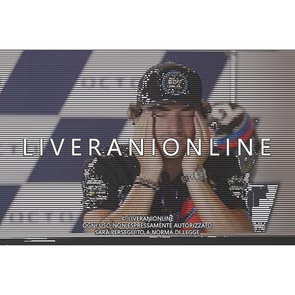 Misano - Motomondiale Gran Premio OCTO di San Marino e della Riviera di Rimini 06/09/2018 nella foto: Francesco Bagnaia durante la conferenza stampa prima dell\'evento ©Claudio Zamagni/Agenzia Aldo Liverani Francesco Bagnaia during pre event press conference MotoGP OCTO of San Marino on September 06 2018 at Misano World Circuit Marco Simoncelli Misano Adriatico Italy photo credit by Claudio Zamagni/Aldo Liverani Photo Agency / AGENZIA ALDO LIVERANI SAS
