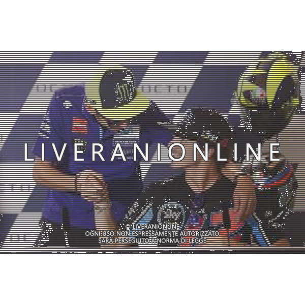 Misano - Motomondiale Gran Premio OCTO di San Marino e della Riviera di Rimini 06/09/2018 nella foto: valentino rossi Francesco Bagnaia durante la conferenza stampa prima dell\'evento ©Claudio Zamagni/Agenzia Aldo Liverani during pre event press conference MotoGP OCTO of San Marino on September 06 2018 at Misano World Circuit Marco Simoncelli Misano Adriatico Italy photo credit by Claudio Zamagni/Aldo Liverani Photo Agency / AGENZIA ALDO LIVERANI SAS