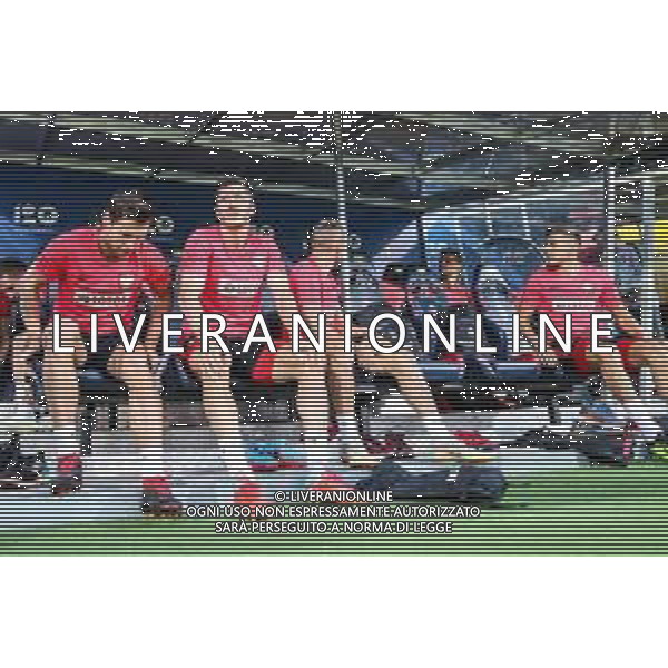 06.09.2018 BOLONIA, WLOCHY (BOLOGNA, ITALY) Stadio Renato Dall\'Ara PILKA NOZNA (FOOTBALL) OFICJALNY TRENING REPREZENTACJI POLSKI PRZED MECZEM Z WLOCHAMI W LIDZE NARODOW UEFA (PRACTISE POLISH NATIONAL TEAM BEFORE GAME WITH ITALY IN UEFA NATIONAL LEGUE) NZ GRZEGORZ KRYCHOWIAK, ROBERT LEWANDOWSKI FOTO LUKASZ GROCHALA/CYFRASPORT/NEWSPIX.PL --- Newspix.pl