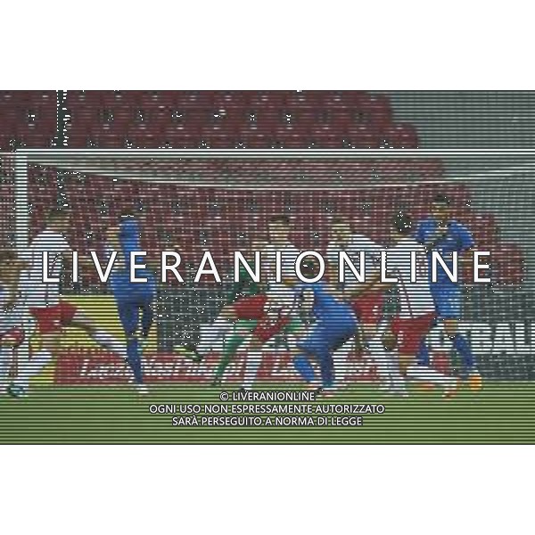 06.09.2018 LODZ , STADION MIEJSKI WIDZEW LODZ MECZ , REPREZENTACJA U-20 POLSKA (POLAND) - WLOCHY ( ITALY ) PILKA NOZNA , TURNIEJ OSMIU NARODOW NZ. ADRIAN LYSZCZARZ, ADAM CHRZANOWSKI, JAKUB MODERA FOTO RADOSLAW JOZWIAK / CYFRASPORT/NEWSPIX.PL --- Newspix.pl AG ALDO LIVERANI SAS