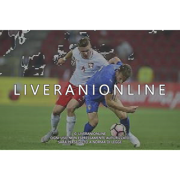06.09.2018 LODZ , STADION MIEJSKI WIDZEW LODZ MECZ , REPREZENTACJA U-20 POLSKA (POLAND) - WLOCHY ( ITALY ) PILKA NOZNA , TURNIEJ OSMIU NARODOW NZ. ADAM CHRZANOWSKI FOTO RADOSLAW JOZWIAK / CYFRASPORT/NEWSPIX.PL --- Newspix.pl AG ALDO LIVERANI SAS