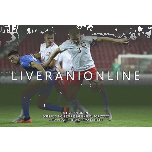 06.09.2018 LODZ , STADION MIEJSKI WIDZEW LODZ MECZ , REPREZENTACJA U-20 POLSKA (POLAND) - WLOCHY ( ITALY ) PILKA NOZNA , TURNIEJ OSMIU NARODOW NZ. ADRIAN GRYSZKIEWICZ, TYMOTEUSZ PUCHACZ FOTO RADOSLAW JOZWIAK / CYFRASPORT/NEWSPIX.PL --- Newspix.pl AG ALDO LIVERANI SAS