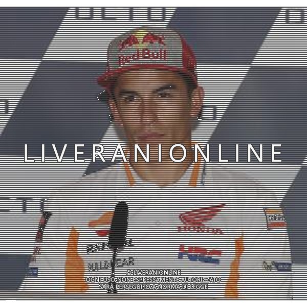 Misano Adriatico ( RN ) 00/09/2018 Misano World Circuit Marco Simoncelli. Gran Premio Octo di San Marino e della Riviera di Rimini 2018 - MOTOGP Nella foto: Marc Marquez ( ESP ) su HONDA PH Lauro Montagnini