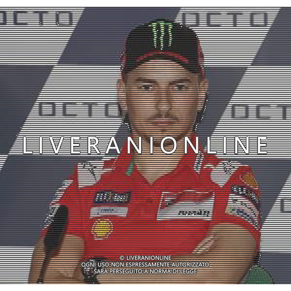 Misano Adriatico ( RN ) 06/09/2018 Misano World Circuit Marco Simoncelli. Gran Premio Octo di San Marino e della Riviera di Rimini 2018 - MOTOGP Nella foto: Jorge Lorenzo ( ESP ) su DUCATI PH Lauro Montagnini0