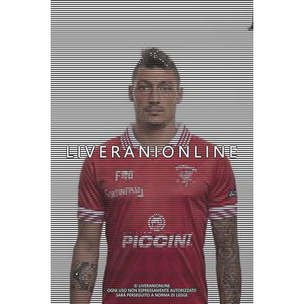 2017-2018 PERUGIA CALCIO ROSA GIOCATORI NELLA FOTO MATTIA MUSTACCHIO AG ALDO LIVERANI SAS