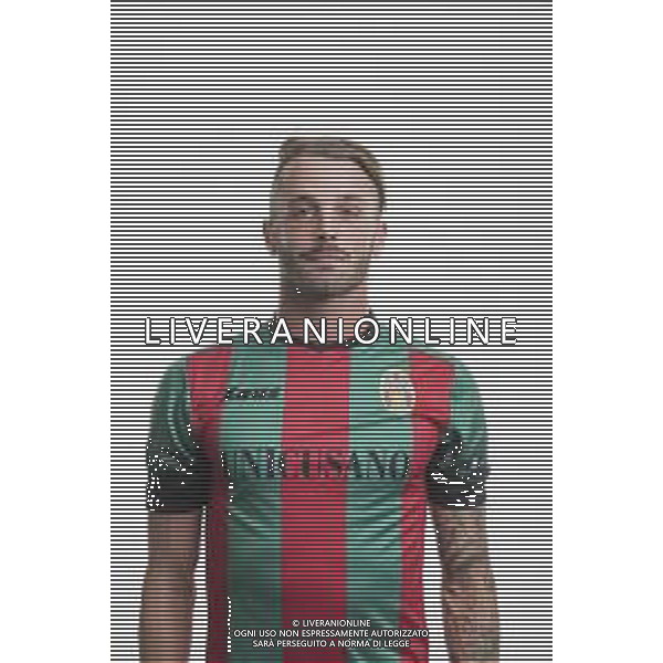 2017-2018 TERNANA UNICUSANO CALCIO ROSA GIOCATORI NELLA FOTO ANDREA SIGNORINI AG ALDO LIVERANI SAS