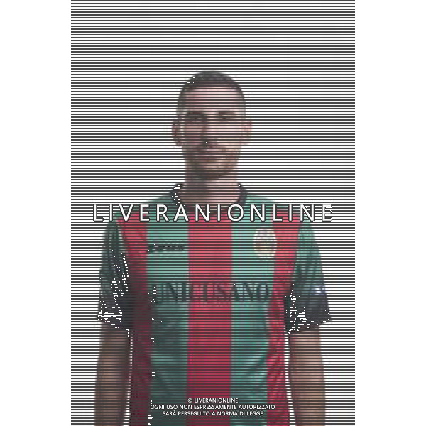 2017-2018 TERNANA UNICUSANO CALCIO ROSA GIOCATORI NELLA FOTO DANIELE GASPARETTO AG ALDO LIVERANI SAS