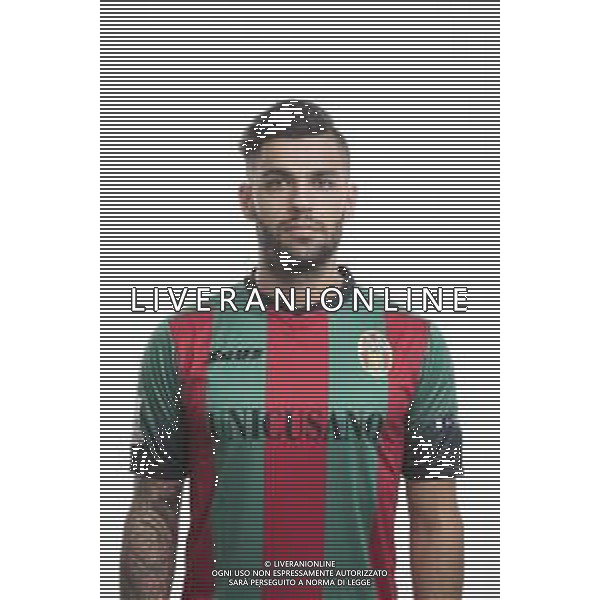 2017-2018 TERNANA UNICUSANO CALCIO ROSA GIOCATORI NELLA FOTO FRANCESCO BOMBAGI AG ALDO LIVERANI SAS