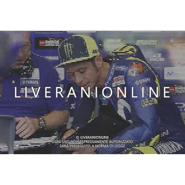 Misano - Motomondiale Gran Premio OCTO di San Marino e della Riviera di Rimini 07/09/2018 nella foto: Valentino Rossi (MOVISTAR YAMAHA MotoGP) durante le prove libere ©Claudio Zamagni/Agenzia Aldo Liverani Valentino Rossi (MOVISTAR YAMAHA MotoGP) during free practice MotoGP OCTO of San Marino on September 07 2018 at Misano World Circuit Marco Simoncelli Misano Adriatico Italy photo credit by Claudio Zamagni/Aldo Liverani Photo Agency