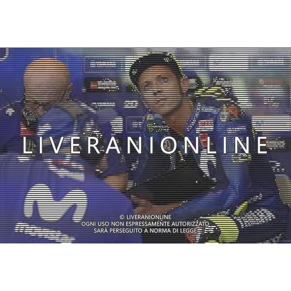 Misano - Motomondiale Gran Premio OCTO di San Marino e della Riviera di Rimini 07/09/2018 nella foto: Valentino Rossi (MOVISTAR YAMAHA MotoGP)durante le prove libere ©Claudio Zamagni/Agenzia Aldo Liverani Valentino Rossi (MOVISTAR YAMAHA MotoGP) during free practice MotoGP OCTO of San Marino on September 07 2018 at Misano World Circuit Marco Simoncelli Misano Adriatico Italy photo credit by Claudio Zamagni/Aldo Liverani Photo Agency